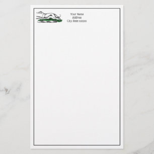Papelaria Emblem de Tremor Greyhound com Crest Heráldica