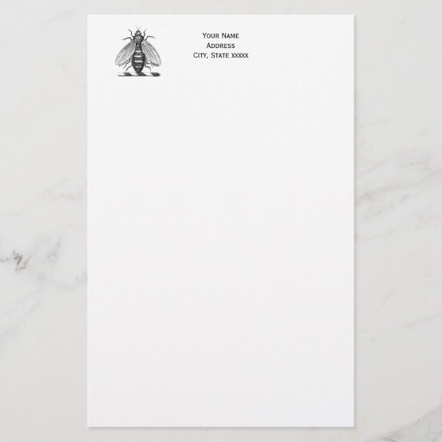 Papelaria Emblema da Abelha Herádica de Pré-Disquete, Casaco (Frente)