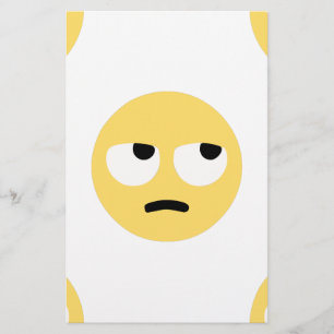 Papelaria emoji eye roll