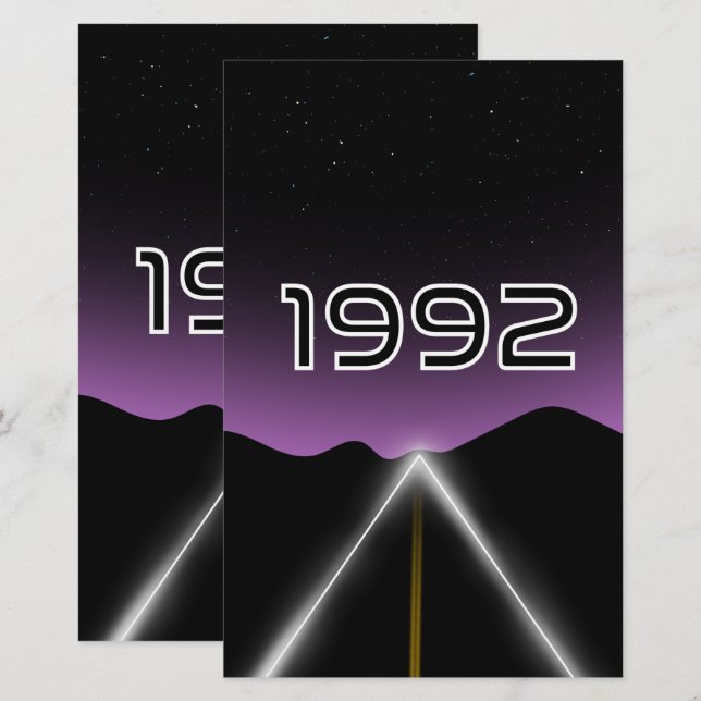 Papelaria Encontros de 1992 (Frente/Verso)