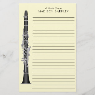 Papelaria Engenheiro de Banda de Professores de Música Clar