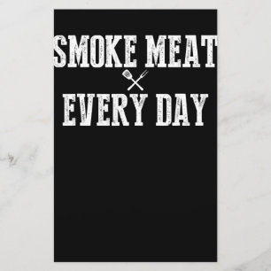 Papelaria Engraçado Churrasco Fumador Acessório Pitmaster