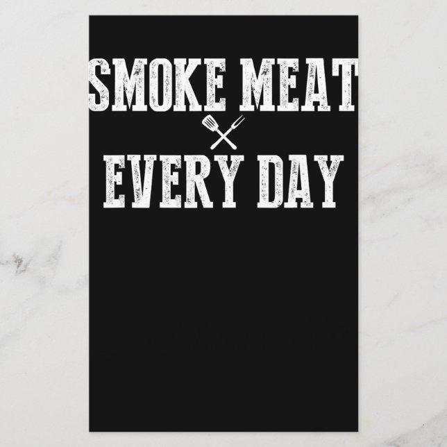 Papelaria Engraçado Churrasco Fumador Acessório Pitmaster Pa (Frente)