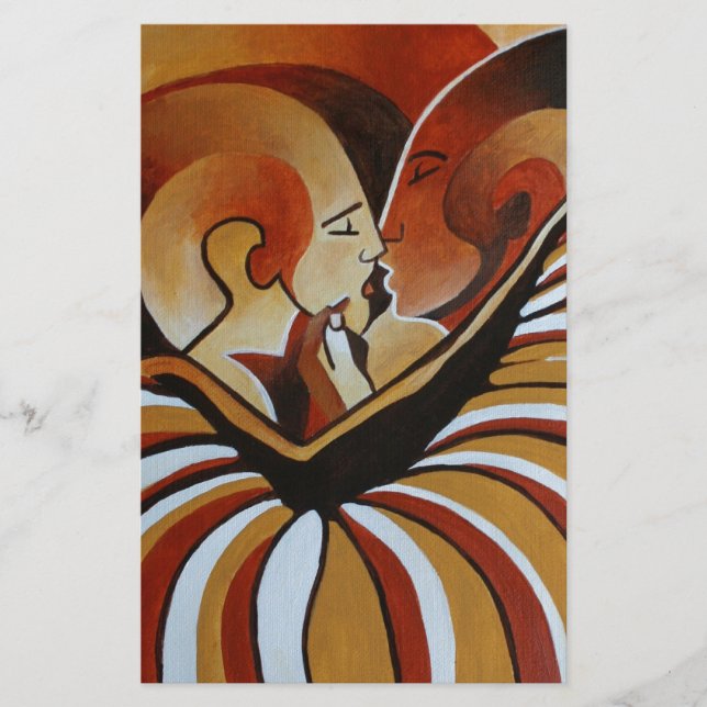 Papelaria Enrolado Em Um Banquete De Amor (Frente)