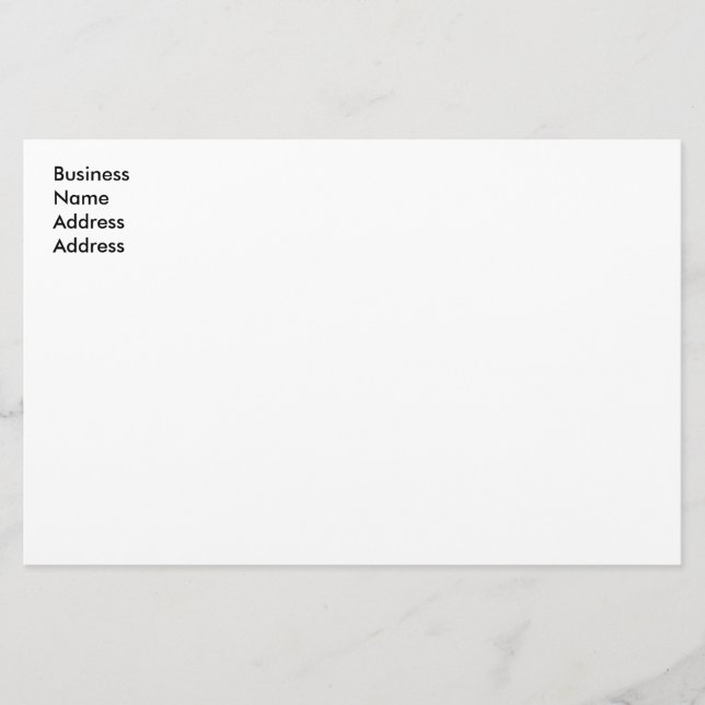 Papelaria Envelope de Endereço de Nome Personalizado (Frente)