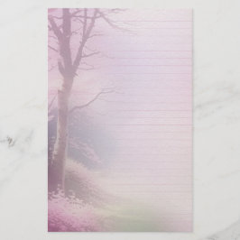 Papelaria Ephemera do Papel de carta e Diário do Flor Rosa