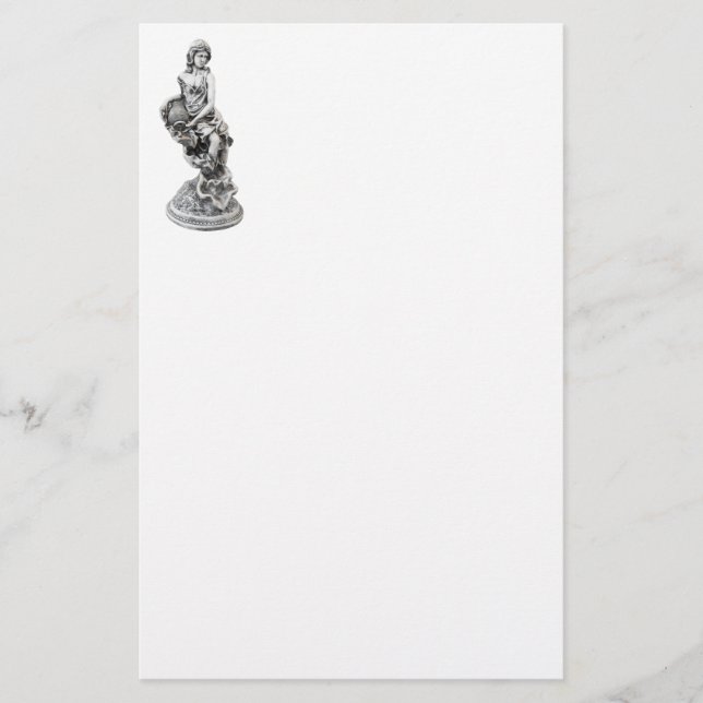 Papelaria estátua feminina clássica (Frente)
