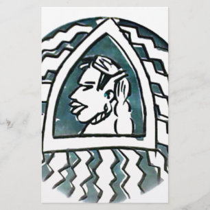 Papelaria Estilo de Triângulo Azul de Hakuna Matata.png