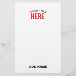 PAPELARIA ESTILOSO BRANCO PERSONALIZÁVEL MODERNO VERIFICADO 