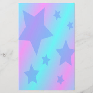 Papelaria Estrelas azuis bonitos