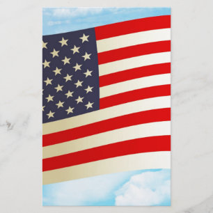 Papelaria Estrelas de Bandeira Americanas Grevem Tropas Hone