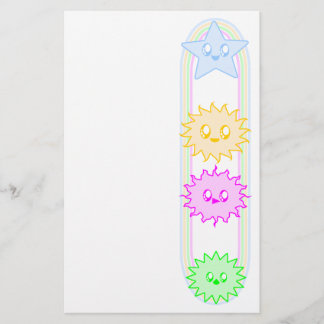 PAPELARIA ESTRELAS ESPACIAIS KAWAI E SOIS DE PLASMA WOW
