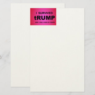 Papelaria Eu Sobrevivi a tRUMP