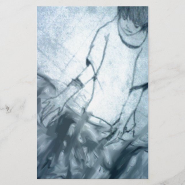 Papelaria Eu sou um anime de manga de sonhadores (Frente)