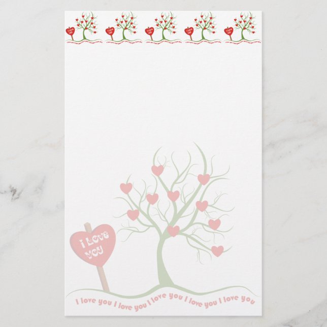 Papelaria Eu Te Amo Na Carta (Frente)