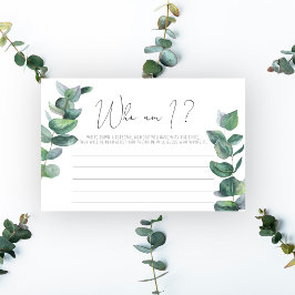 Papelaria Eucalyptus - Quem sou eu jogo de chá de panela