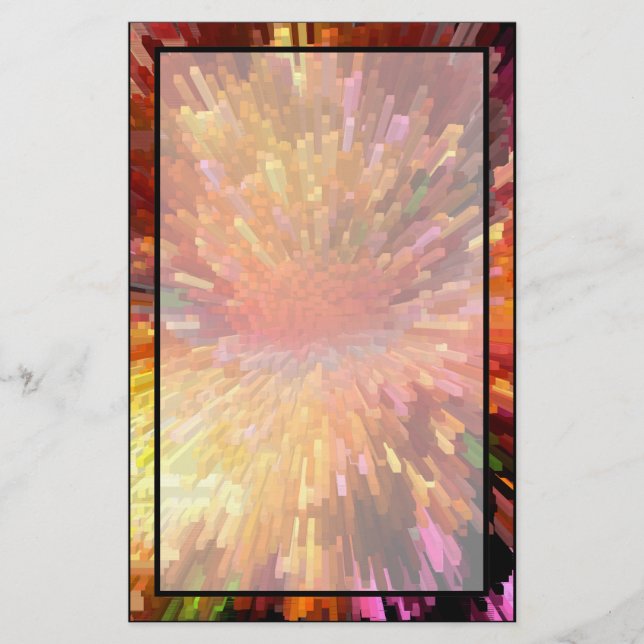 Papelaria Explosão de Cubo Solar (Frente)