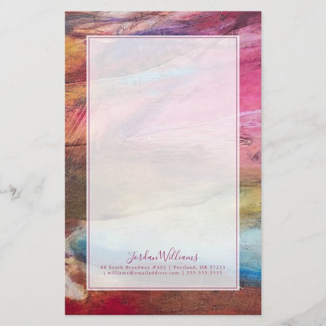 Papelaria Expressão Fuchsia (Frente)