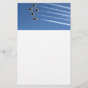 Papelaria F-16 Formação Delta de Thunderbird