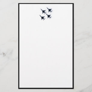 Papelaria F-16 Thunderbird - Quatro em formação