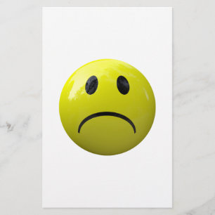 Papelaria face infeliz emoji