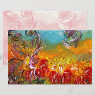 Papelaria FAIRY OF THE RED FLOWERS Fantasy