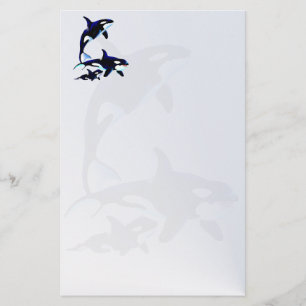Papelaria Família stationery2_vertical.v2. da baleia de
