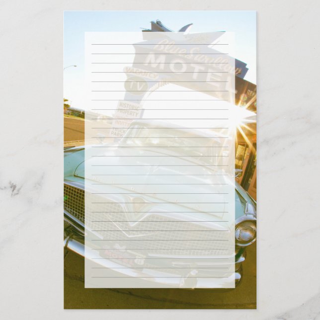 Papelaria Famous Blue Swallow Motel on Route 66 (Frente)