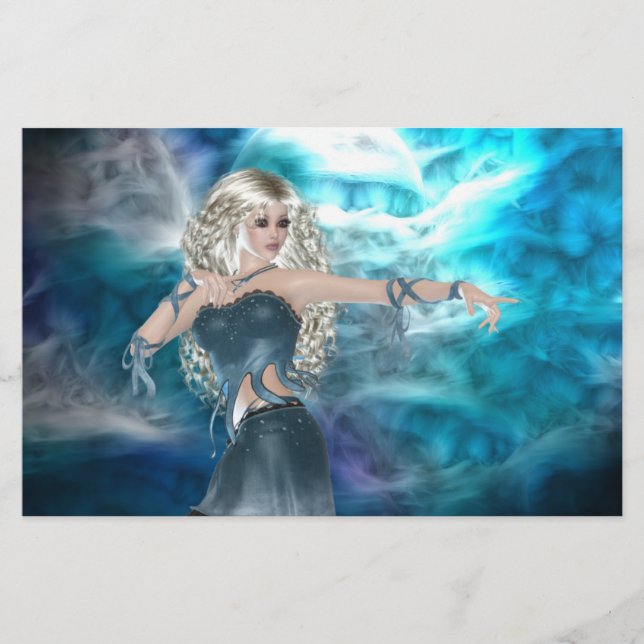 Papelaria Fantasy Sky Siren (Frente)