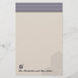 Papelaria Favo | Favo Chevron Abelha Produtiva