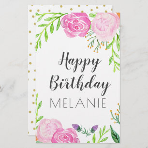 Papelaria Feliz aniversário