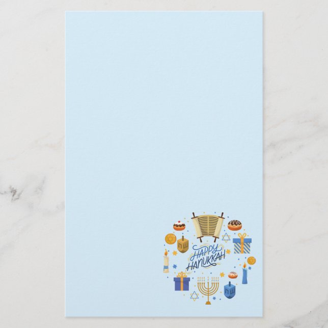Papelaria Feliz Hanukkah (Frente)