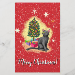 Papelaria Feliz Natal Cat