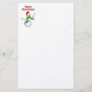 Papelaria Feliz Natal Snowman