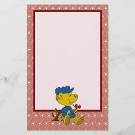 Papelaria Ferald Eating Rosa Stationery