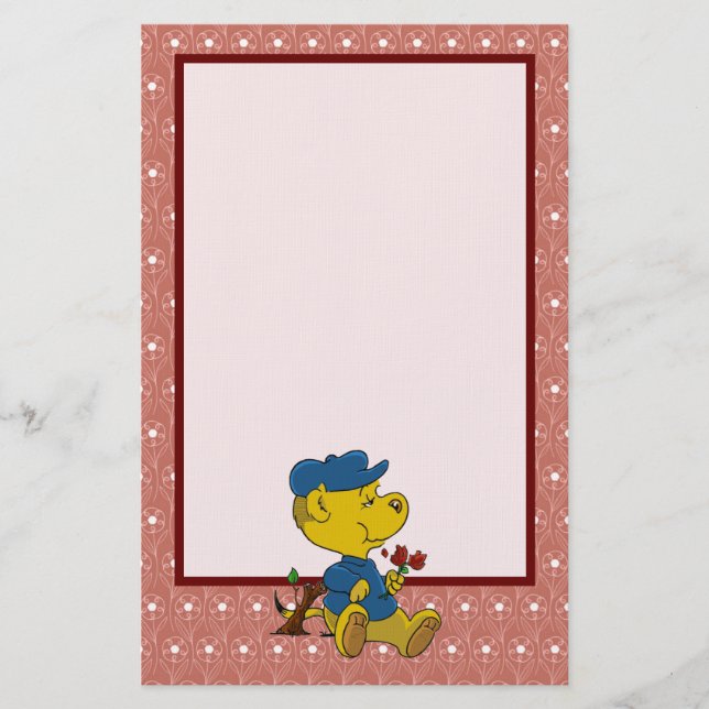 Papelaria Ferald Eating Rosa Stationery (Frente)