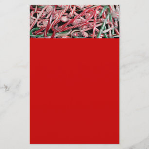 Papelaria Feriado de Natal Candy Canes and Peppermints