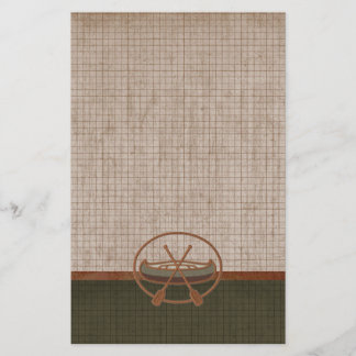 Papelaria Férias de acampamento da viagem da canoa