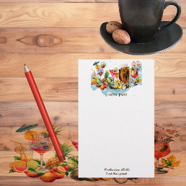 Papelaria Festa de solteira de Frutas Tropicais de Praia