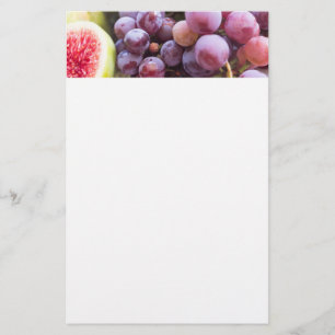 Papelaria Figos frescos e uvas