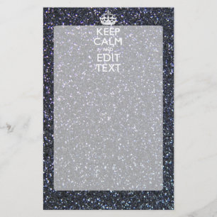 Papelaria Fique calmo pelo seu texto ao estilo da meia-noite