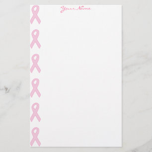 Papelaria Fita cor-de-rosa da consciência