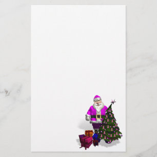 Papelaria Fitas Rosa de Papai Noel