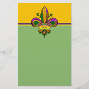 Papelaria Fleur de lis Mask