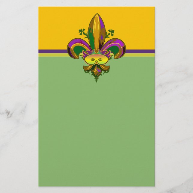 Papelaria Fleur de lis Mask (Frente)