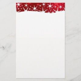 Papelaria Flocos de neve vermelhos do inverno do Natal