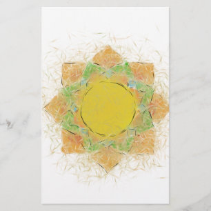 Papelaria Flor de lótus etéreo