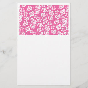 Papelaria Flor Rosa Havaiano