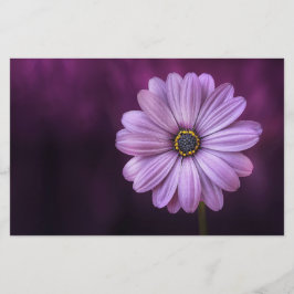 Papelaria Flor Roxo no Bloom