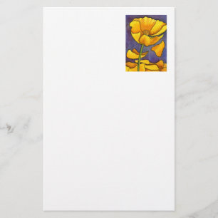 Papelaria Floral "Amarelo"